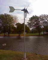 Olpe Jones Park Pond windmill