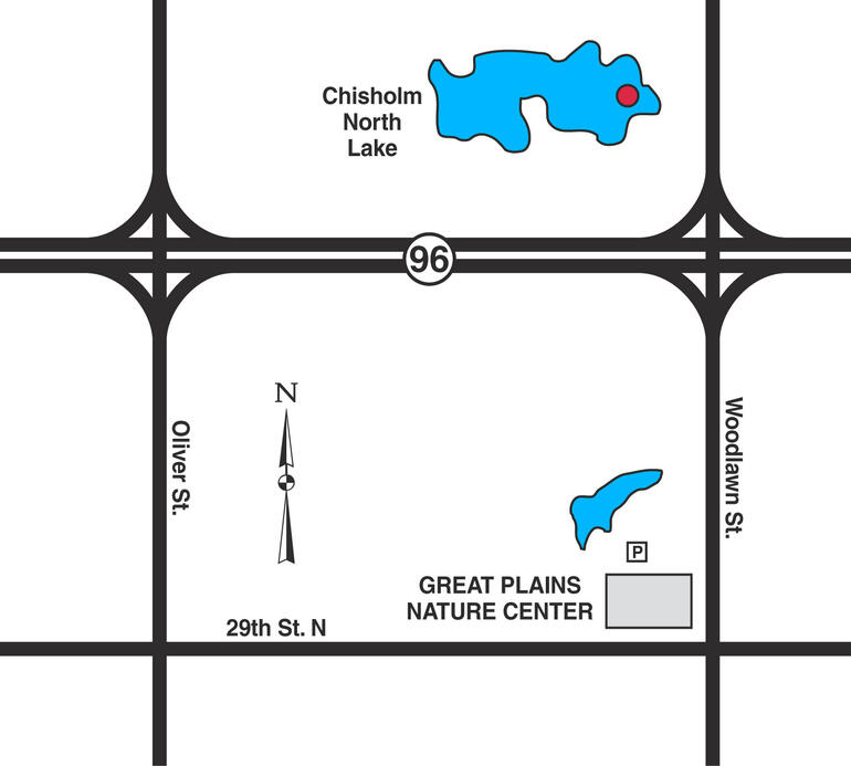 Map of Wichita Chisholm North Lake