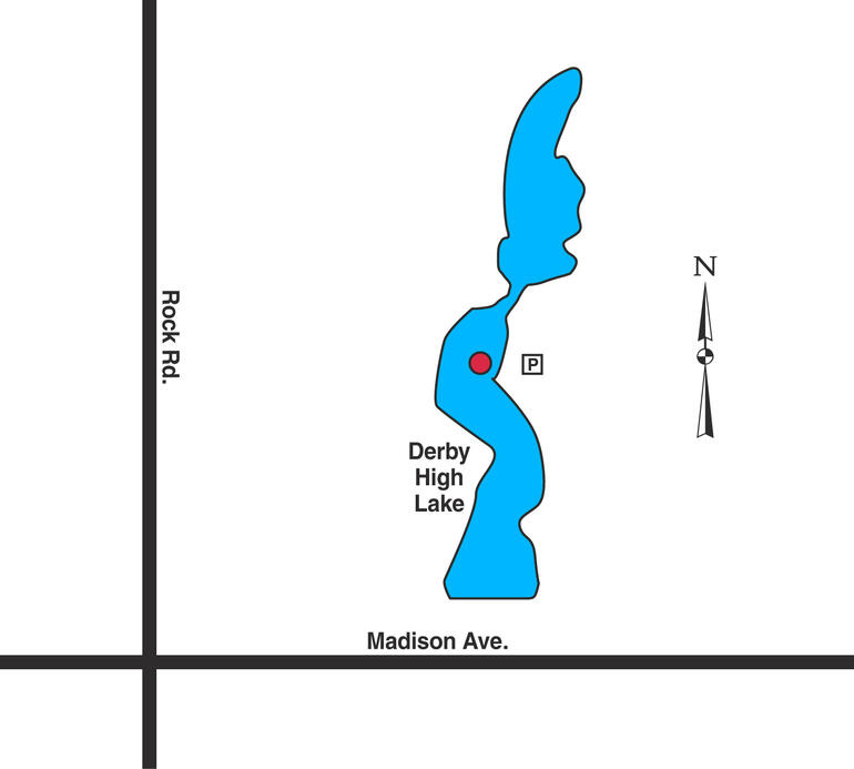 Map of Derby High Lake
