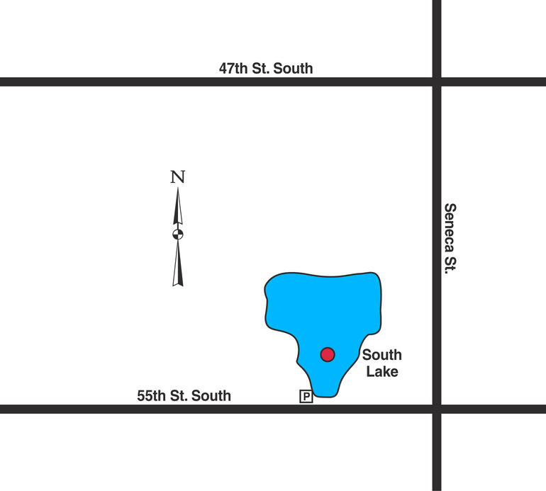 Map of Wichita South Lake