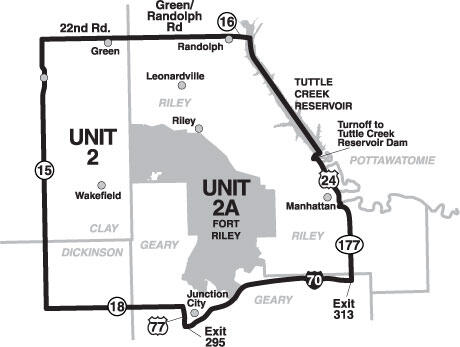 Elk Management Unit 2 Map