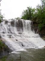 Geary State Fishing Lake Waterfall
