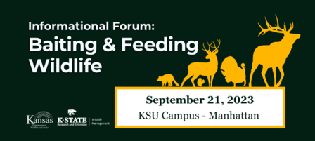 KDWP, K-State Research and Extension to Host Informational Forum on Baiting and Feeding Wildlife on September 21