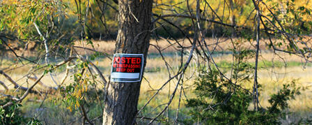 LANDOWNER PERMISSION A MUST WHEN HUNTING PRIVATE LAND