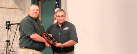 KDWPT BIOLOGIST RECEIVES AWARD FROM MIDWEST ASSOCIATION OF FISH AND WILDLIFE AGENCIES
