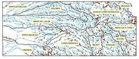 KS River Basin with Survey Sites 