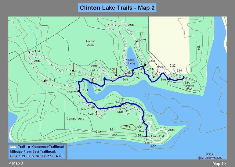 Trail Milage Map #2
