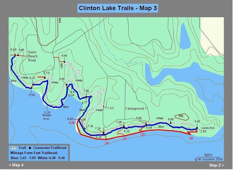 Trail Milage Map #3