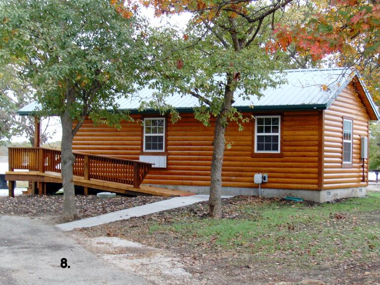 9.  Side view of the cabin.  ADA compliant.