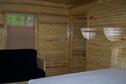 Bedroom in Evening Breeze Point cabins