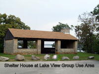 Shelter House at Lake View Group Use area
