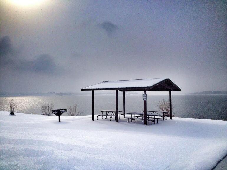Winter times at Milford State Park