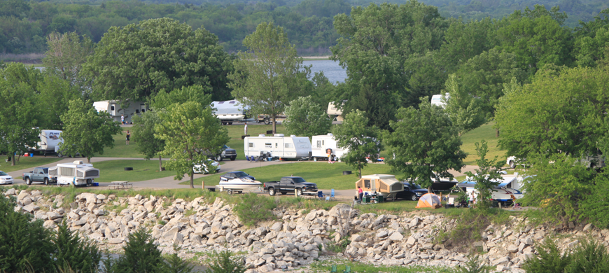 Milford-State-Park-Campground-View