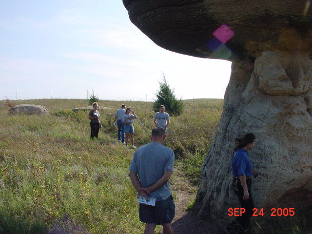 Mushroom Rock with people
