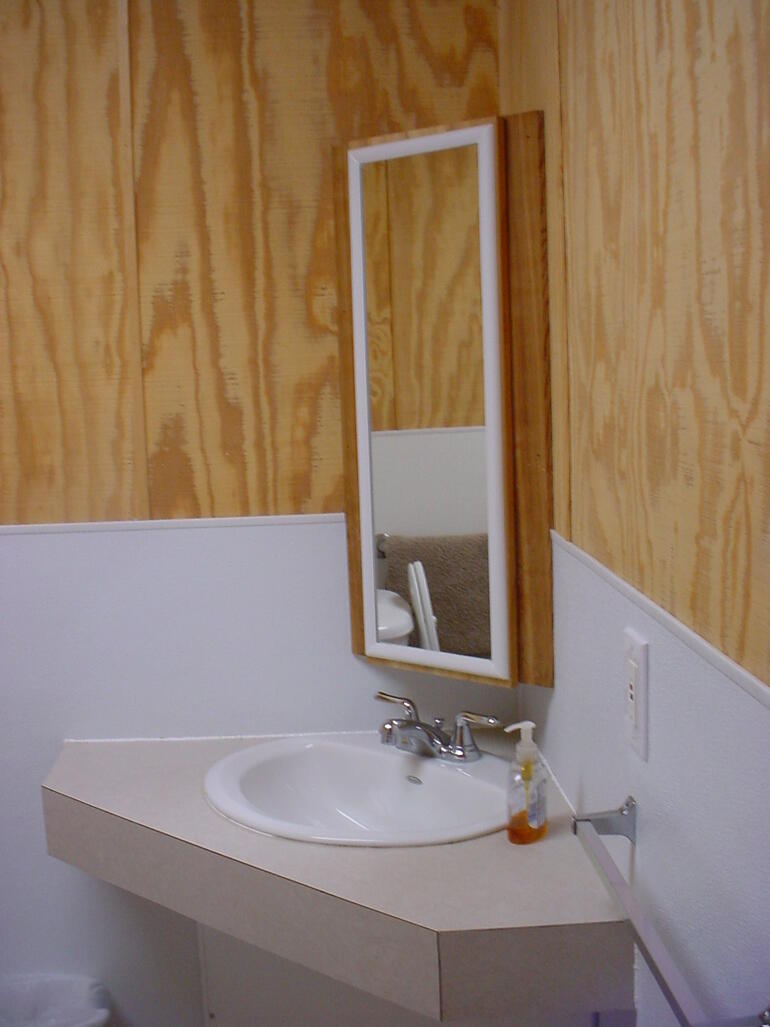 Wilson Lake Foxtail Cabin Bathroom Sink