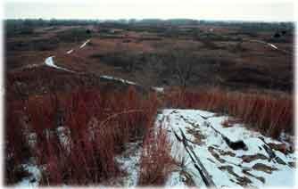 Sand Hills during Winter Time