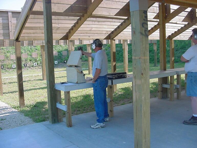 Pistol Shooting Range at Fancy Creek