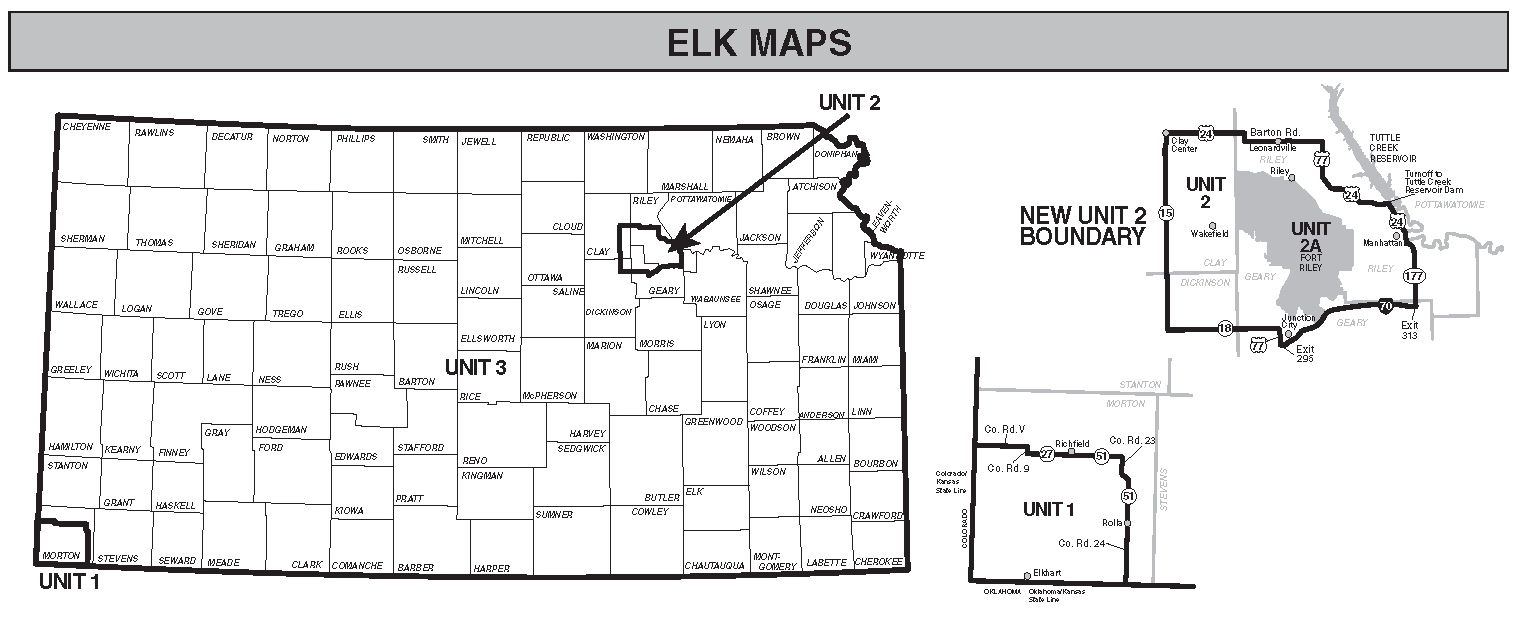 Elk Management Map