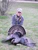 Youth girl turkey hunt