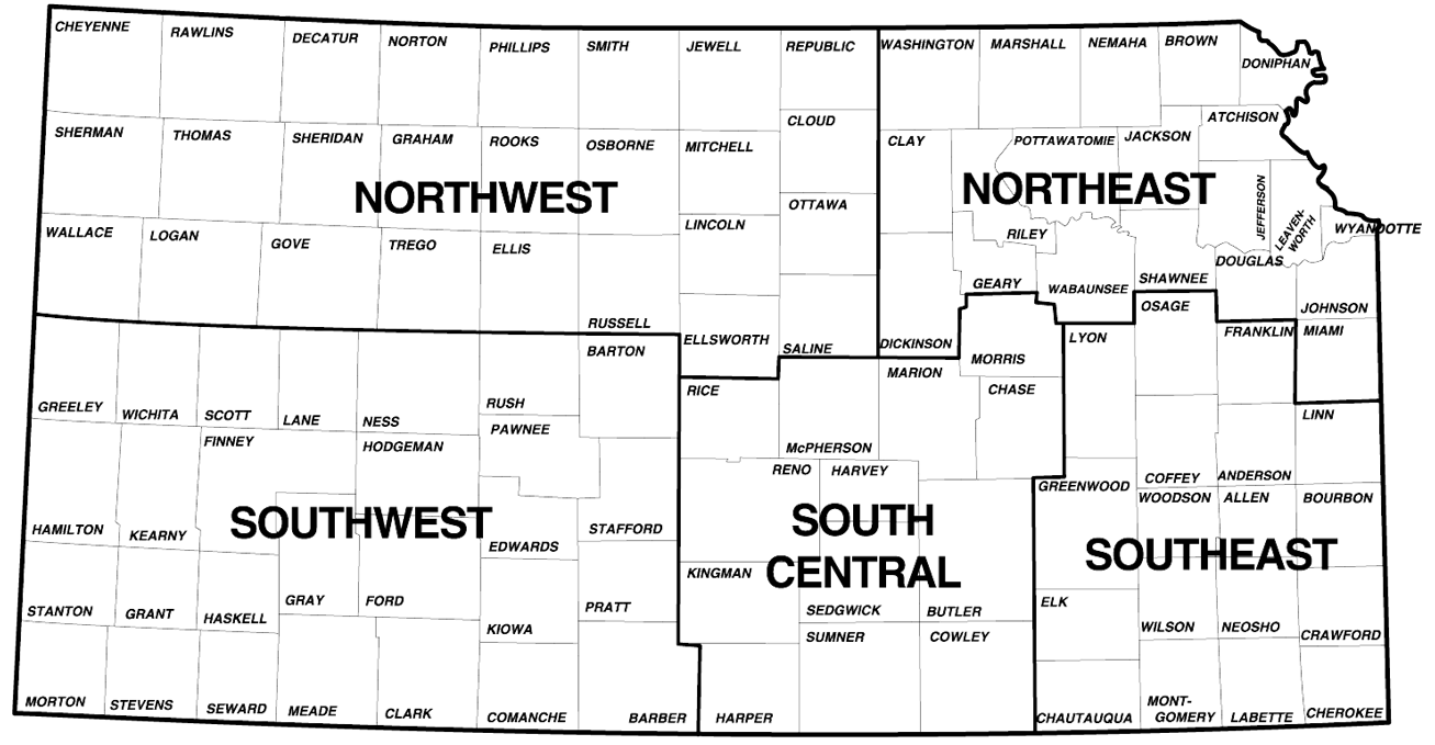 Kansas Regional Map