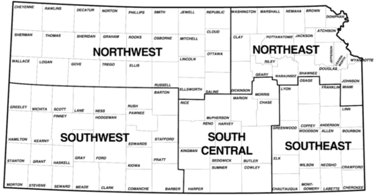Kansas Regional Map