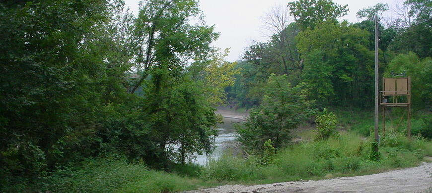 Old Pump Site on Neosho River
