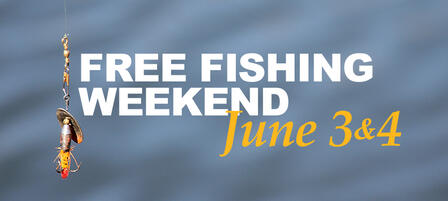 Free Fishing Weekend June 3-4