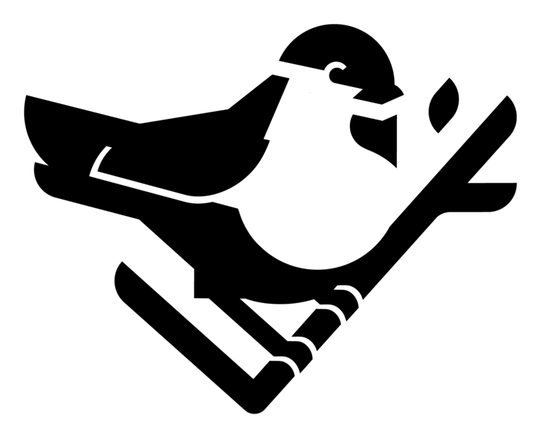 Chickadee Logo_Icon_Black_White