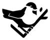 Chickadee Logo_Icon_Black_White
