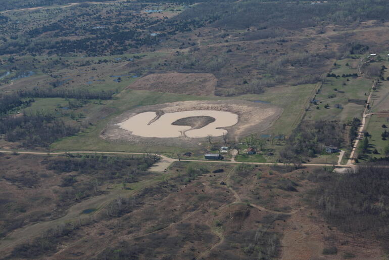 Aerial photo-Future Campground site-Sand Hills State Park