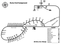Rocky Ford Camp Sites Map 