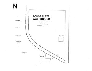 Goose Flats Campground Map