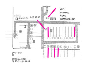 Old Marina Campground 43-51 Map