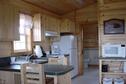Kanopolis cabin-view of the kitchen